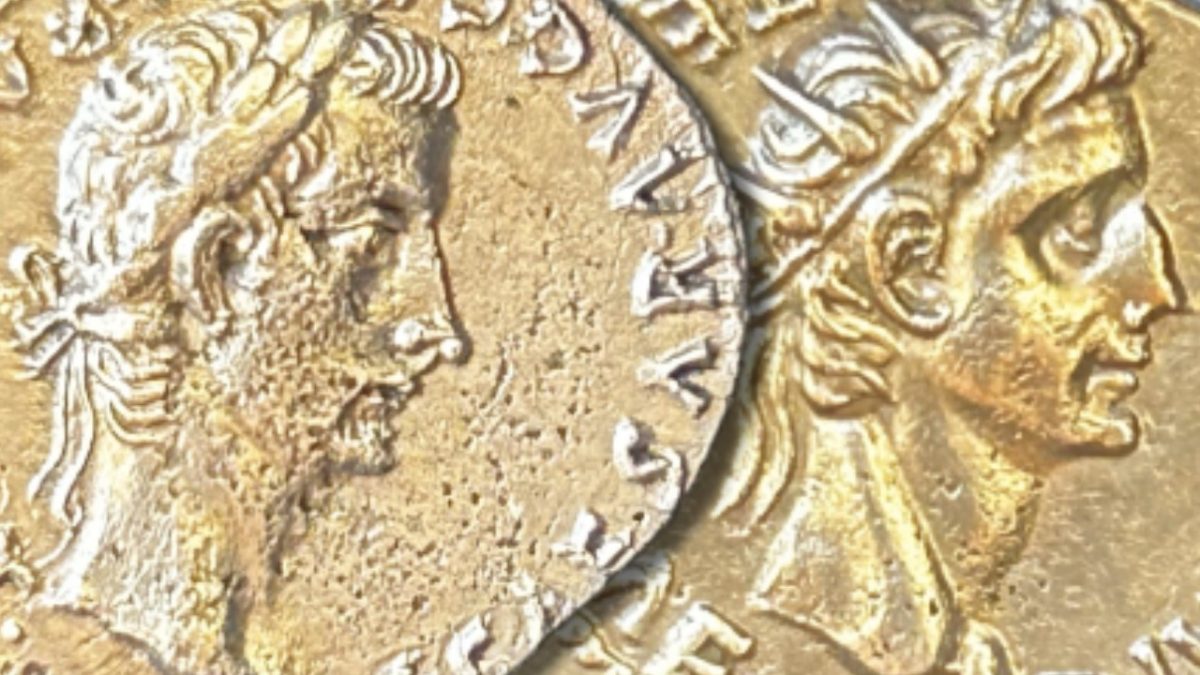 Gli imperatori romani Caligola e Augusto